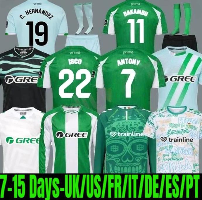 25 26 ReAl BeTis Soccer Jerseys JOAQUIN JUANMI FEKIR B.IGLESIAS AYOZE special edition L.HENRIQUE WILLIAM PEZZELLA ISCO ANTONY Football Shirts