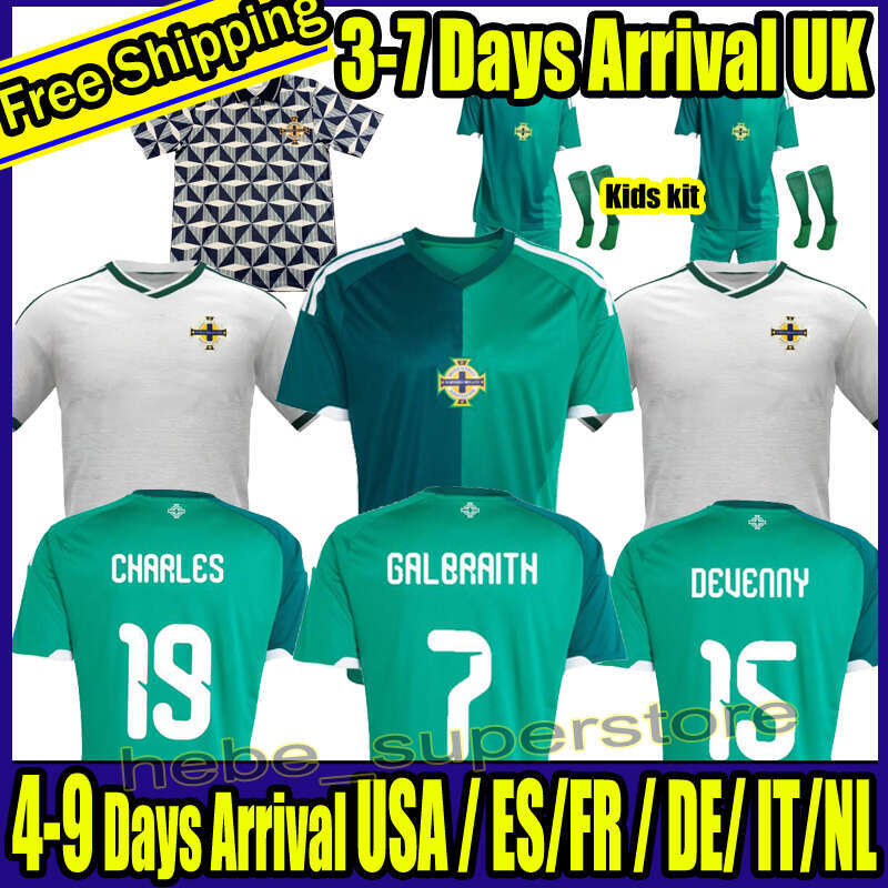 S-4XL Northern Ireland jersey 2026 World Cup Mens Home green top kit uniform Fans player version soccer jerseys mens football shirts