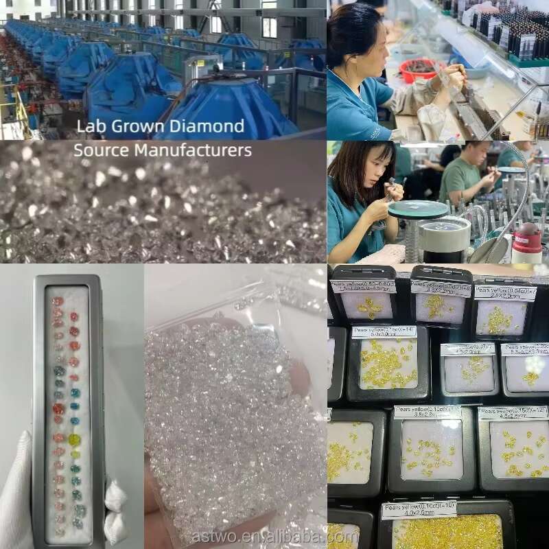 Factory Price Lab Grown Diamond VVS VS1 HPHT CVD Colored Carat IGI GIA Certified Loose Lab Diamond Oval