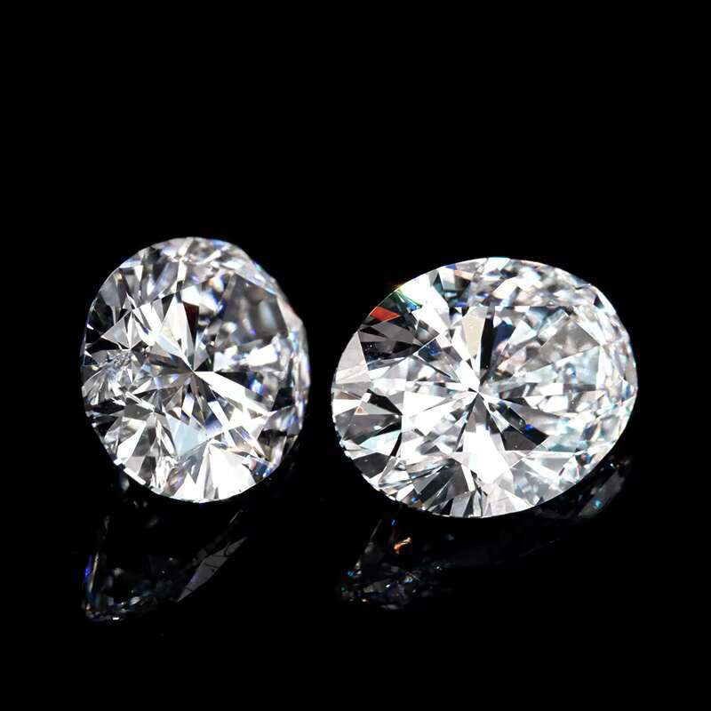 Oval Cut Lab Diamond Excellent D Colour VVS VS IGI GIA Diamond Synthetic CVD HPHT 0.5Carat 1Carat 1.5ct Lab Grown Diamond