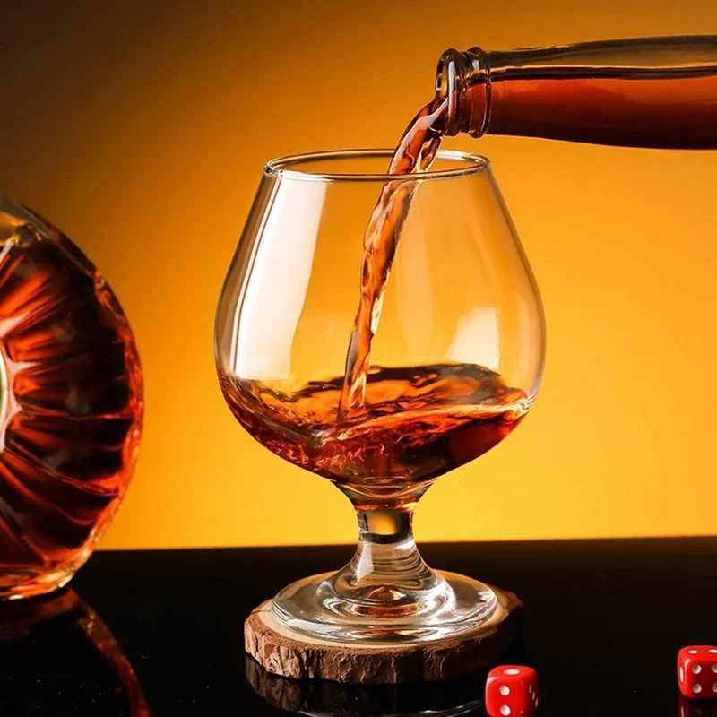 Crystal Glass KTV Bar Brandy Red Wine Glasses Short Leg Cognac Mug Whiskey Household Water Bottle Transparent Cup Waterbottle C251126