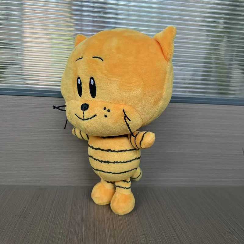 Cute Dog Man Plush Toys w Lil Petey Cat Plush Soft Stuffed s Toys Gifts For Children Kids Xmas Birthday C251202