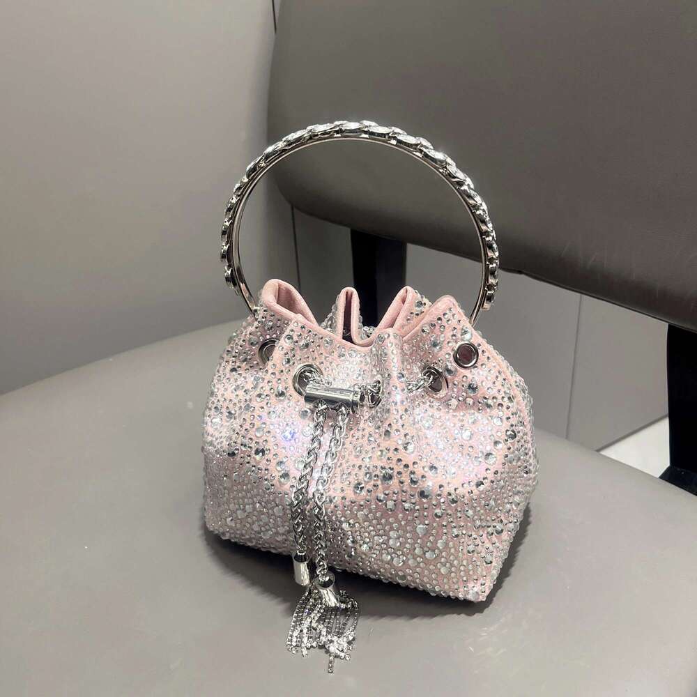 Rhinestones Evening clutch Bag Purses and handbag Designer shoulder Shiny Crystal Clutch purse bucket bag