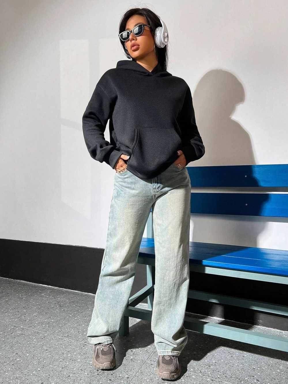 Spread Wings On The Back Graphic Print Woman Hoodie Hip Hop Soft Hoody Fashion Warm Loose Sweatshirt Autumn Fleece Sportswears J251136