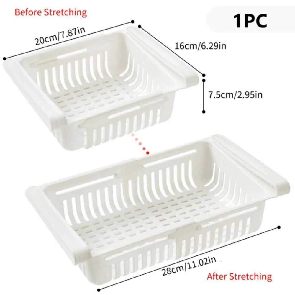 Refrigerator Pull Out Shelf Storage Organizer for Egg Fruit Vegetable Meat Fit All Fridge Shelves Under Y251126