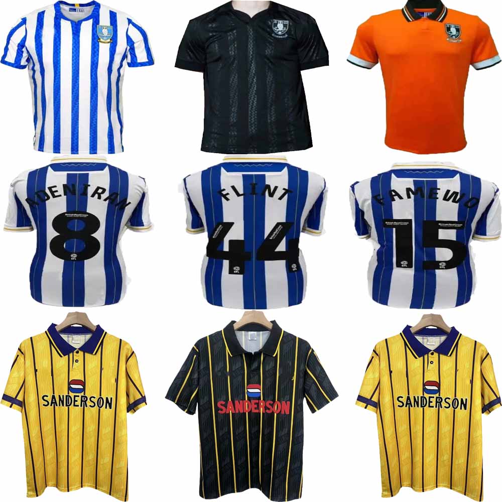 Sheffield Wednesday soccer jerseys 25 26 Will Vaulks Callum Paterson Michael Smith Tyreeq Bakinson Mallik Wilks kids kit football shirts 93 94 95 retro jersey