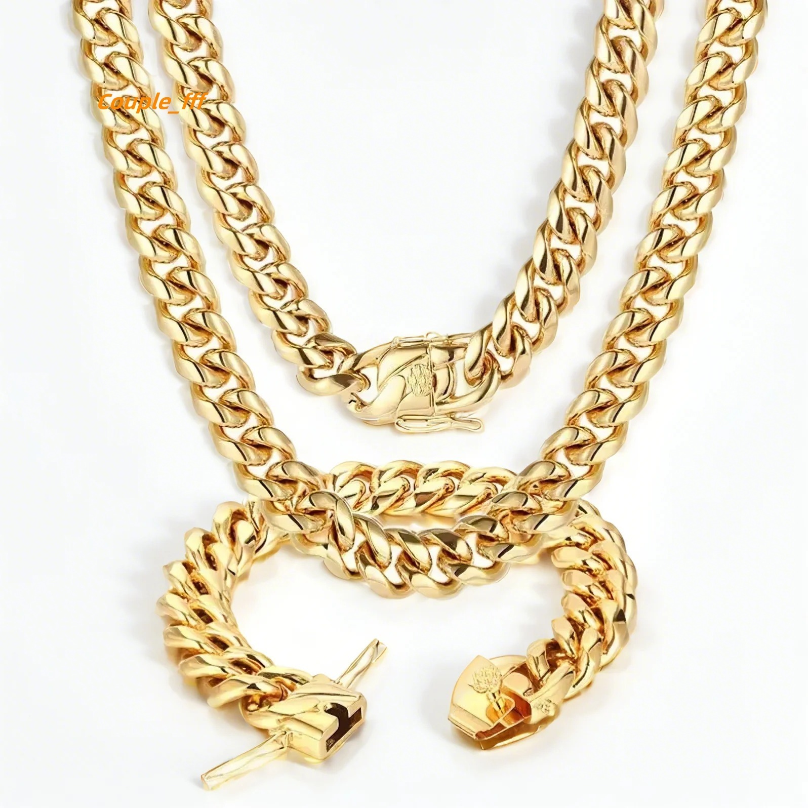 Linyin Custom Wholesale Clasp Moissanite Full Diamond Cuban Chain Stylish