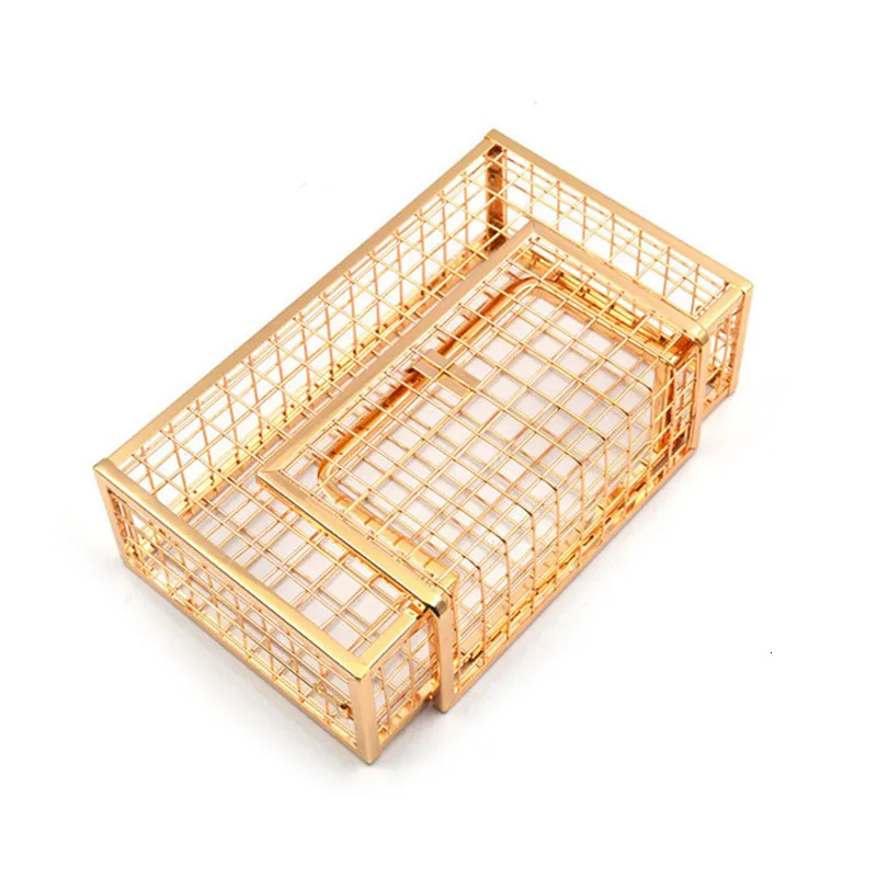 Metal Hollow Fashion Women Shoulder Handbags Crossbody Bags Party Evening Bag Box Clutches Metallic Cage Chain Purse 250425