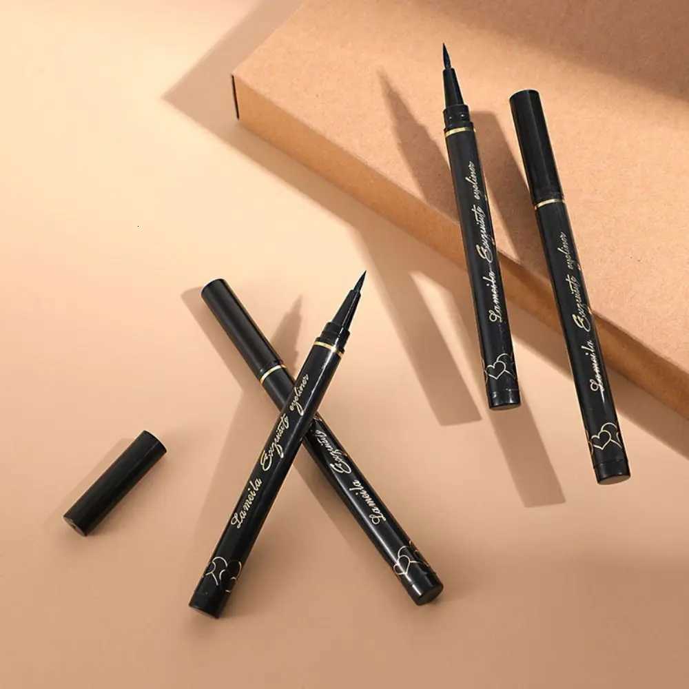 New Long Lasting Waterproof Black Eyeliner Smooth No Smudge Liquid Eyeliner Pen Cosmetic Quick Drying Matte Eye Liner WomenT251126