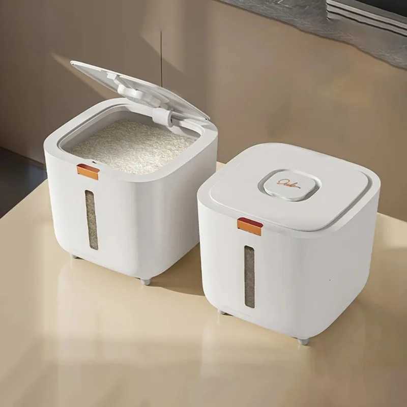 Insect Proof Moisture Proof Rice Box Grain Sealed Jar Kitchen Container Storage Kitchen Container Storage Box with Lid Tool Y251126