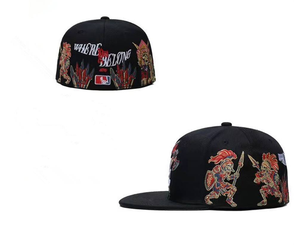 New Fitted Designer Size Baseball Football Flat Casual Caps Letter Embroidery Cotton All Teams Sport World Patched Full Closed men women Hats Mix Order Size 7-75/8 W-3