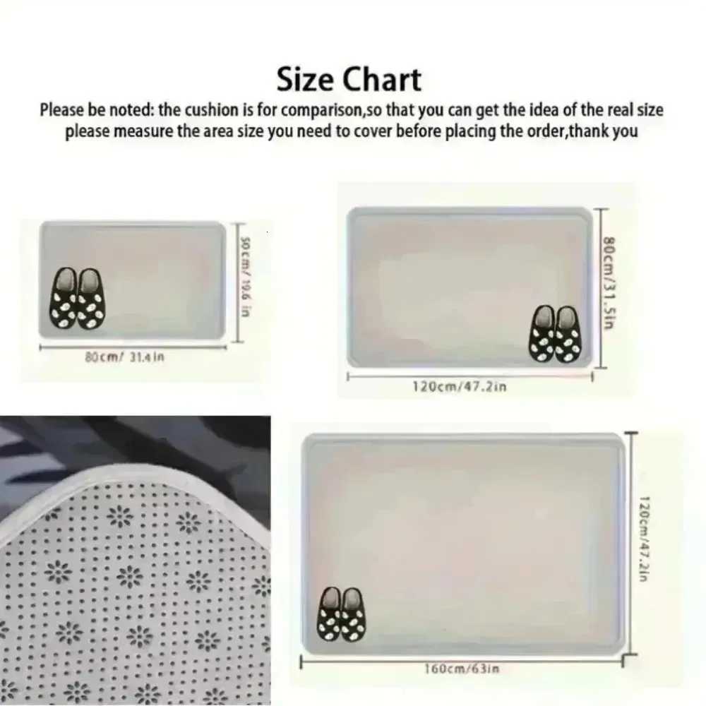 Christmas Tree Carpet Mat Rug with Poinsettia Gold Ornaments Gift Box Candy Cane Merry Christmas Home Decoration Bedroom DecorM251126