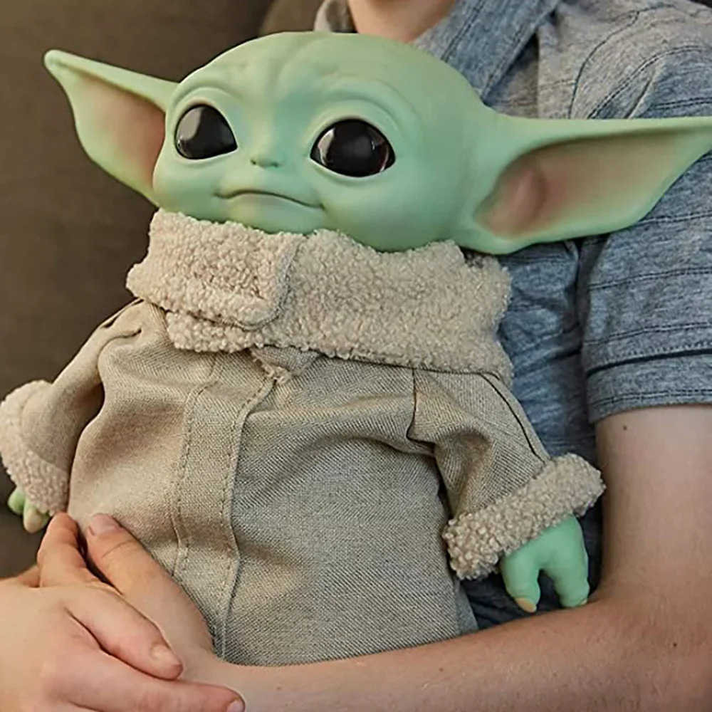 Disney 17-28cm Movies Star Wars 28cm Baby Yoda Action Figure Toy Model Dolls Toys Kids Birthday Gifts H251126