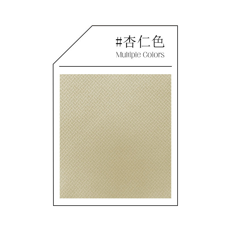 T0429 milk tea color simple cotton and linen high blackout curtains home decoration hotel project bedroom double-sided jacquard mira cotton curtain