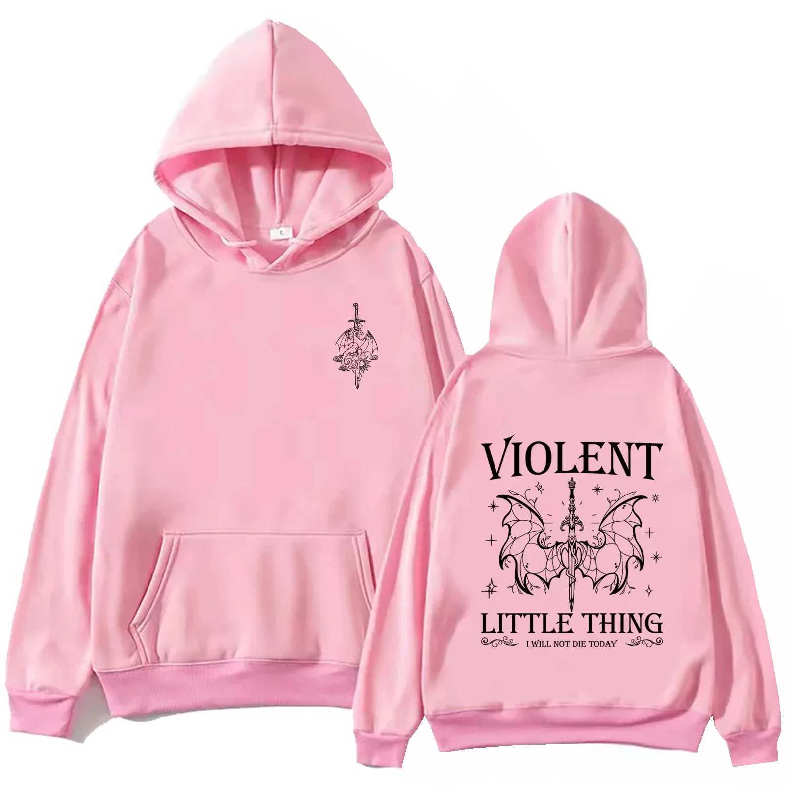 Violent Little Thing Hoodie Tops Fourth Wing Fan Gift Sweatshirt Dragon Long SLeeve Regular Spring and Summer Unisex J251136