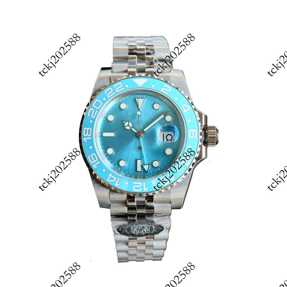 Iced Out Fashion Watch Mechanical Movement Glass 10ATM Casual Luminous Water Resistant high quality Watches For Men