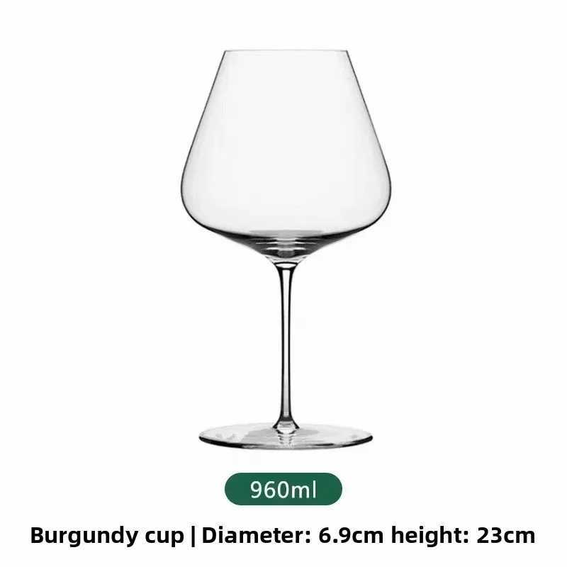 BurgundyWhite Wine Glass Super ThinLight Sensory Tasting Crystal Elegant ChampagneGoblet Luxury Hand BlownDrinkware for Gift Box C251126