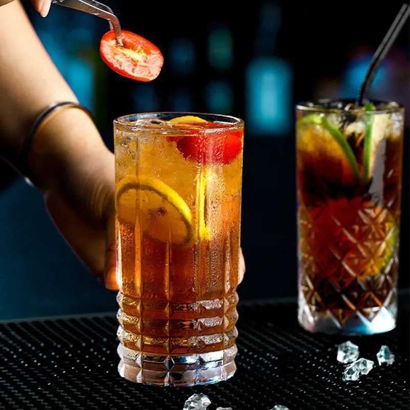 315ml/400ml Whiskey Glass Glass Cup Beverage Cup Cocktail brandy MUgs Luxury Wine Utensils Drinking Glasses Bar Glassware C251126