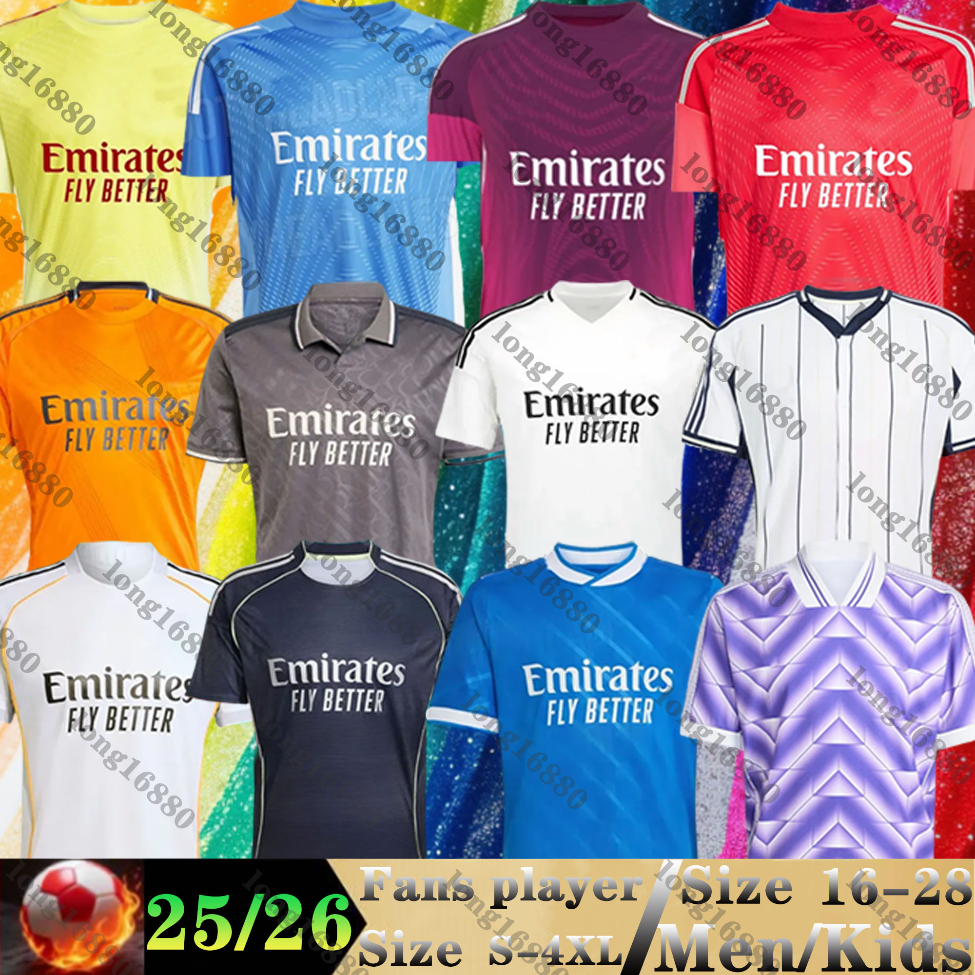 25 26 Reals Madrid Soccer jerseys MBAPPE BELLINGHAM shirt TRENT VINI JR 2025 2026 football shirt Valverde Endrick RODRYGO Arda Guler Trent madrid jersey men kids kit