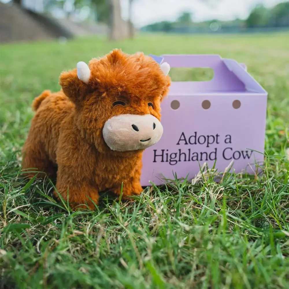 Hot Realistic Fluffy Bl Highland Cow Legend Plushie Realistic Plush Toy Fluffy Highland Cow Soft Toy Stuffed Doll C251202