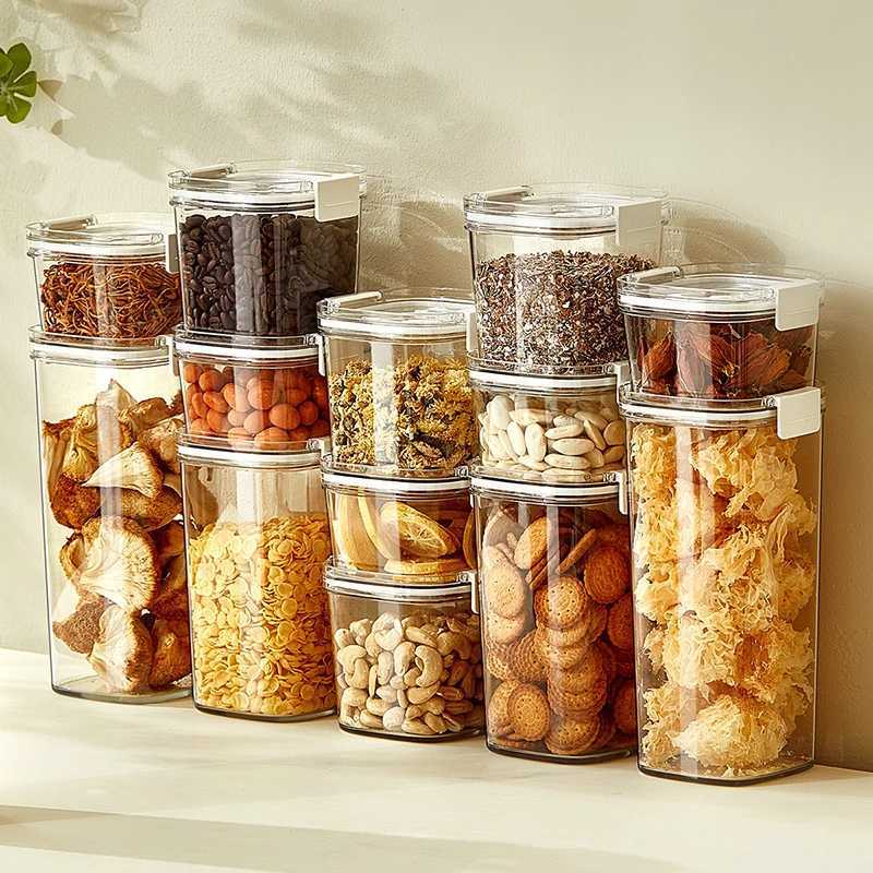 Vacuum-sealed Container Moisture-proof Seng Jar Coffee Bean Storage Jar Electric Vacuum Pump Kitchen Grain Sweet Storage Box Y251126