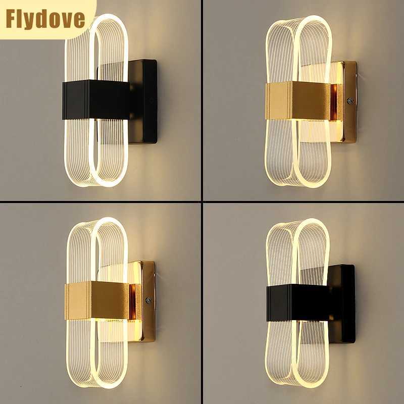 Luxury super Bright Living Room Bedroom Bedside Hotel Wall Lamp Line Guided LED Home Lighting Decoration M251126