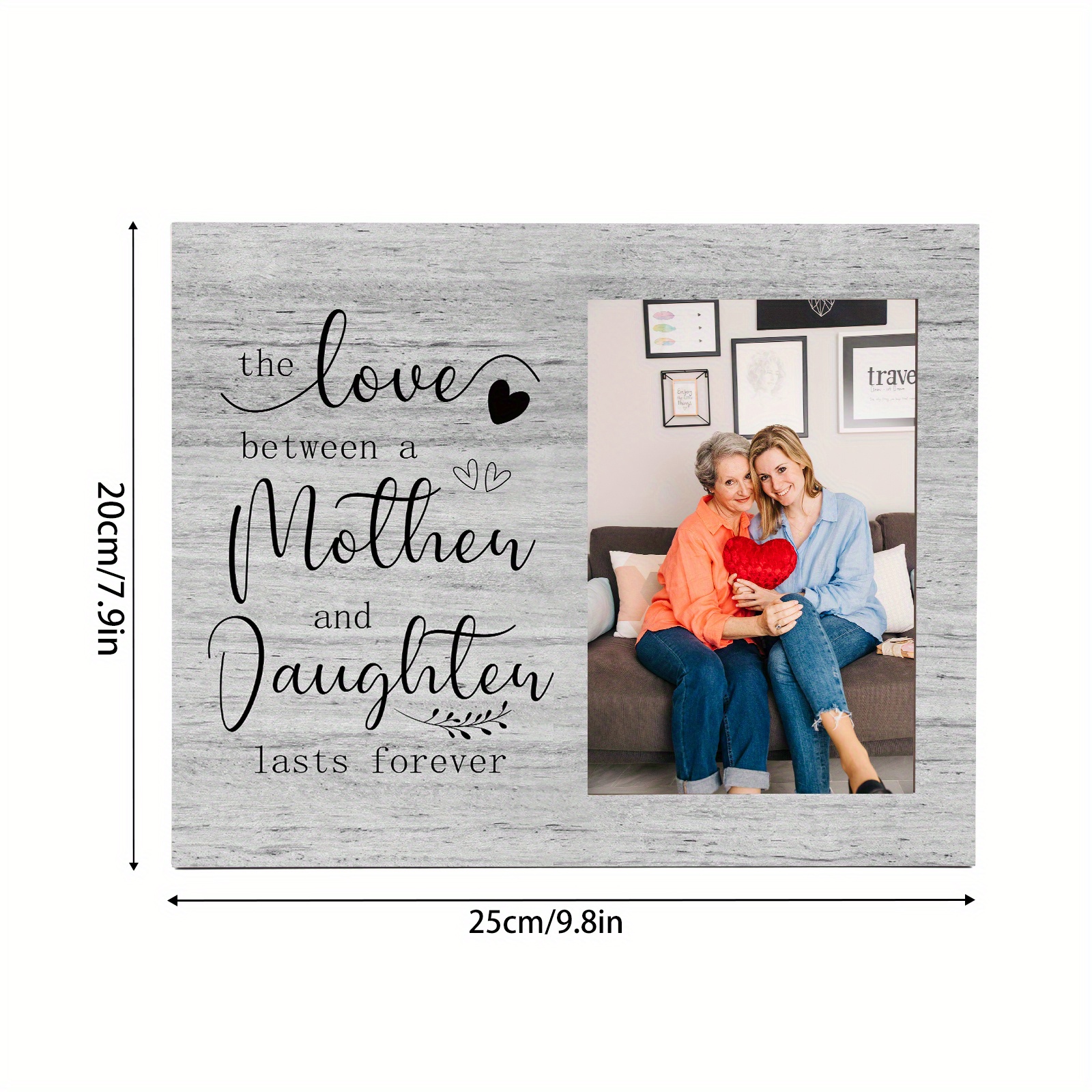 Cross border wooden photo frames Mother's Day Father's Day photo frames festival cultural desktop decorations