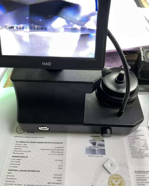 IGI Certified Diamond 0.5ct 1.0ct 3.0ct 5.0ct Round Shape DEF Color VS VVS Loose HPHT CVD Lab Grown Diamond