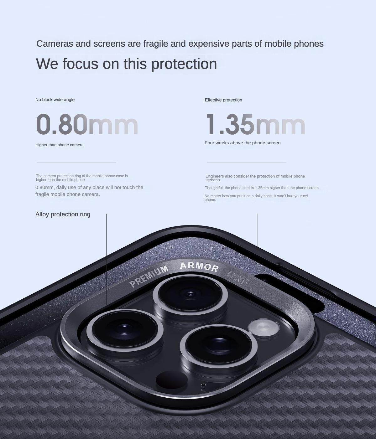 Kevlar Anti Drop Phone Case Suitable for IPhone 16/15/14/Pro Max