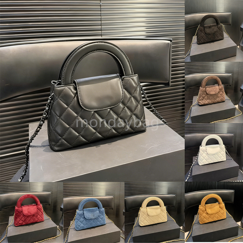 Designer bag, high-quality women's crossbody bag, classic chain buckle flip wallet with folding box, leather handbag, shoulder bag, luxury bag