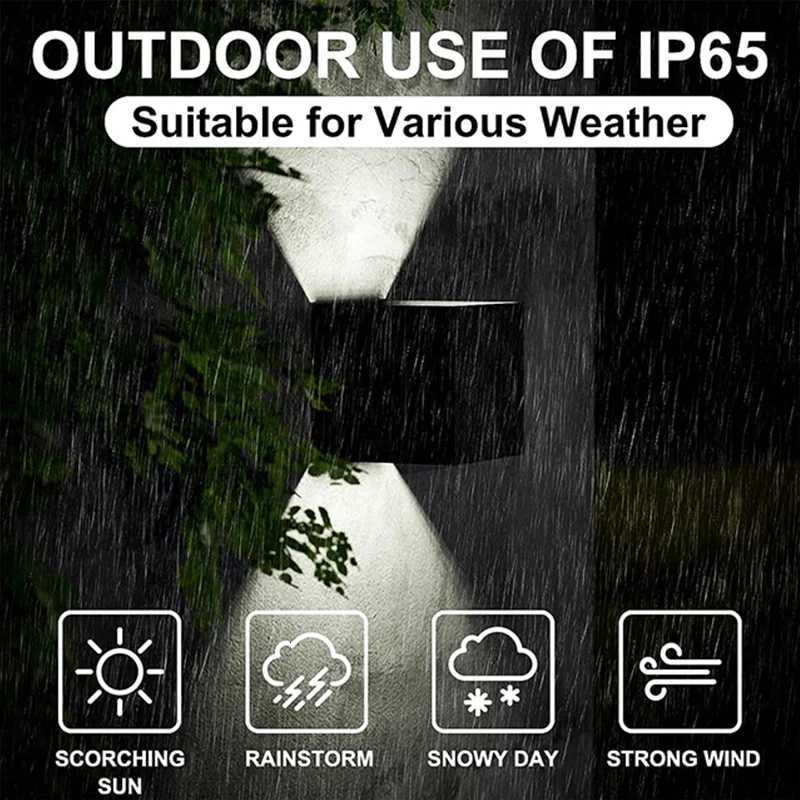 MARPOU Led Wall Lamp Waterproof IP65 9W Outdoor Indoor Lighting Wall Light For Garden Porch AC 90-260V Living room decoration M251126