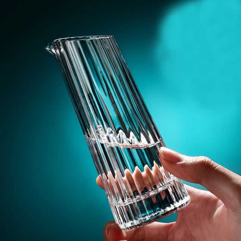 125ml Wine Dispenser Vertical Stripe Spirits Tool Household Crystal Glass Transparent Small Capacity Cups for Bar Wholesale Cups C251126