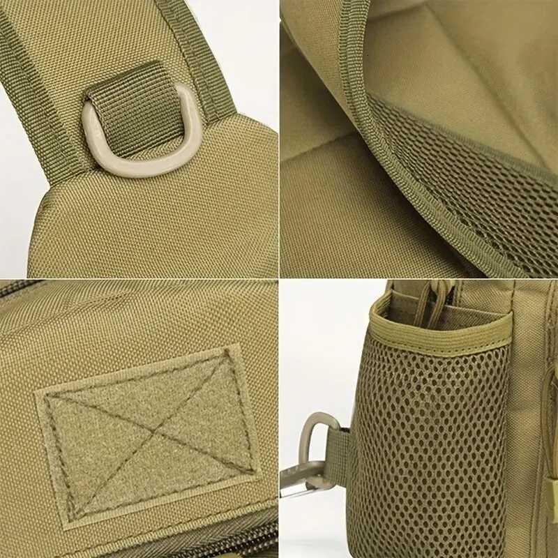 Military Shoulder Bag Trekking Chest Sling Bag Backpack For Hiking Outdoor Camping FishingT251126