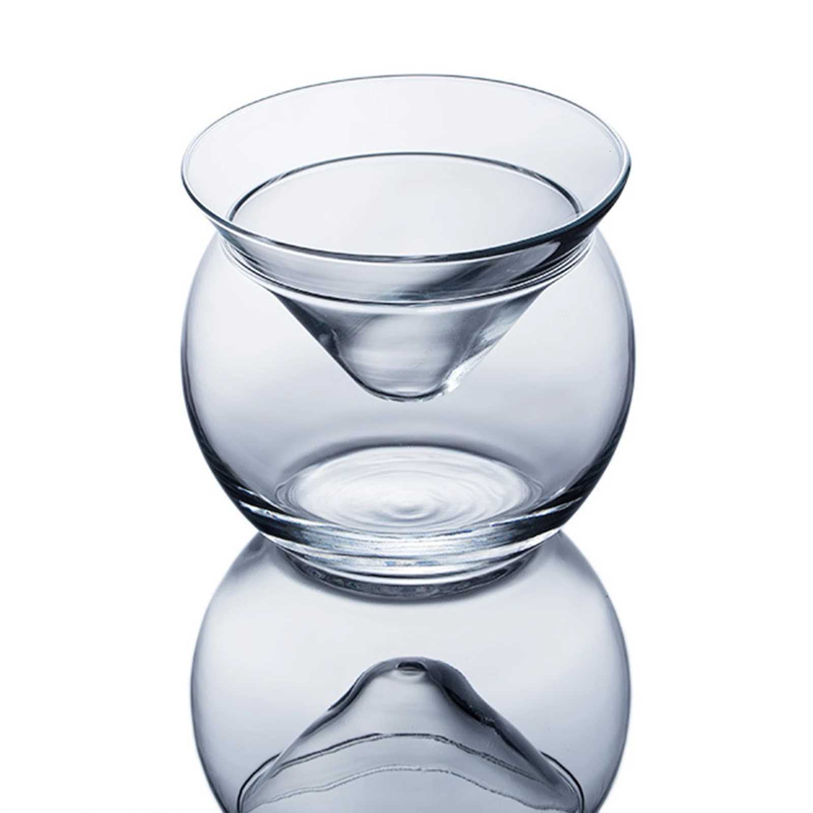 150/260ml Elegant and Sophisticated Ball Base Martini Chiller Cocktail Glasses Set Caviar Cup Cool Beverage Glasses C251126
