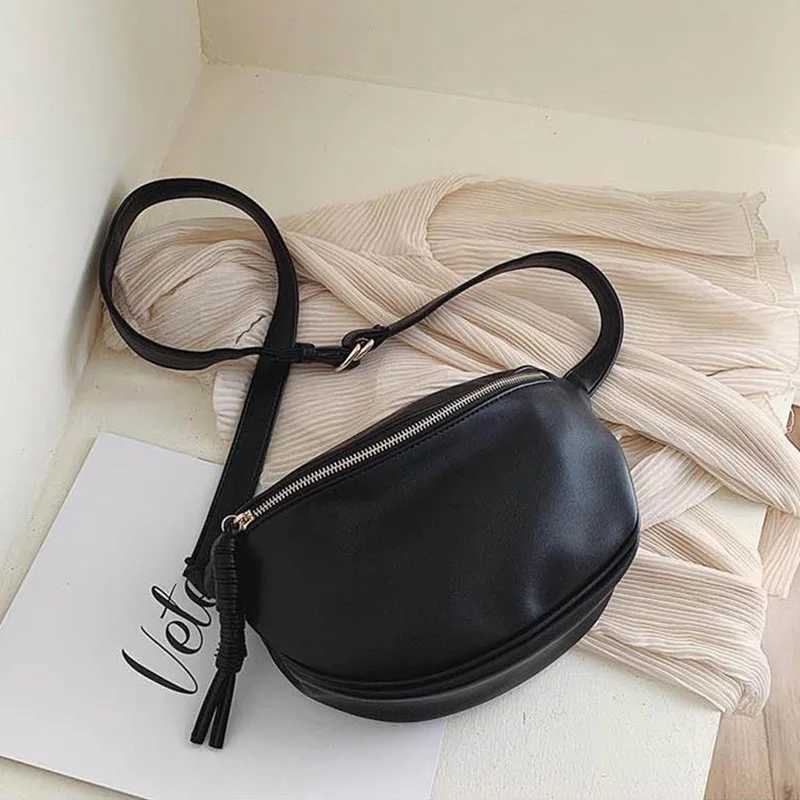fashion Simple Chest Pack High quality Leather Fanny bag new Women Waist Bag Phone purse Designer Female Shoulder Crossbody BagsT251126