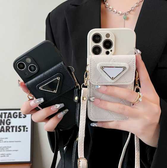 Luxury Crossbody Zero Wallet Phone Case for 17/16/14/15/xsmax Full Coverage Card Holder with 8 Precise Holes C251126