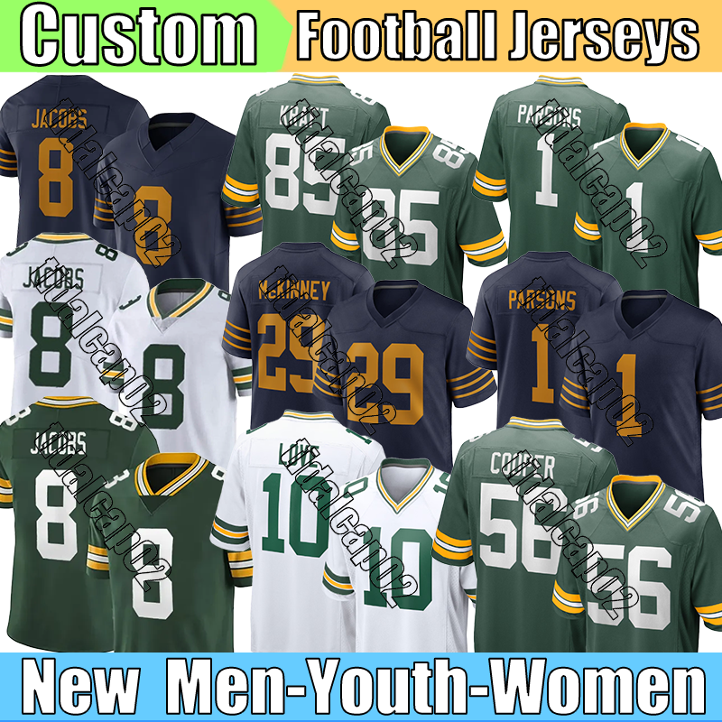 Green BayS PackersS Jersey PackersJersey Jacobs McKinney Doubs Love Musgrave Jerseys Van Ness Williams Woodson McKinney Football Jerseys