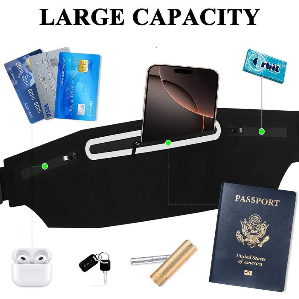 1PCS Slim Running Belt Fanny Pack - Phone Holder Waist Bag for Men Women - Lightweight Bounce-Free for WorkoutsJoggingTravelT251126