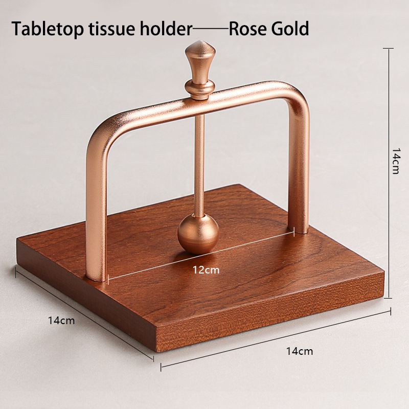 Coffee shop napkin holder Western restaurant tissue holder solid wood hotel tissue holder desktop