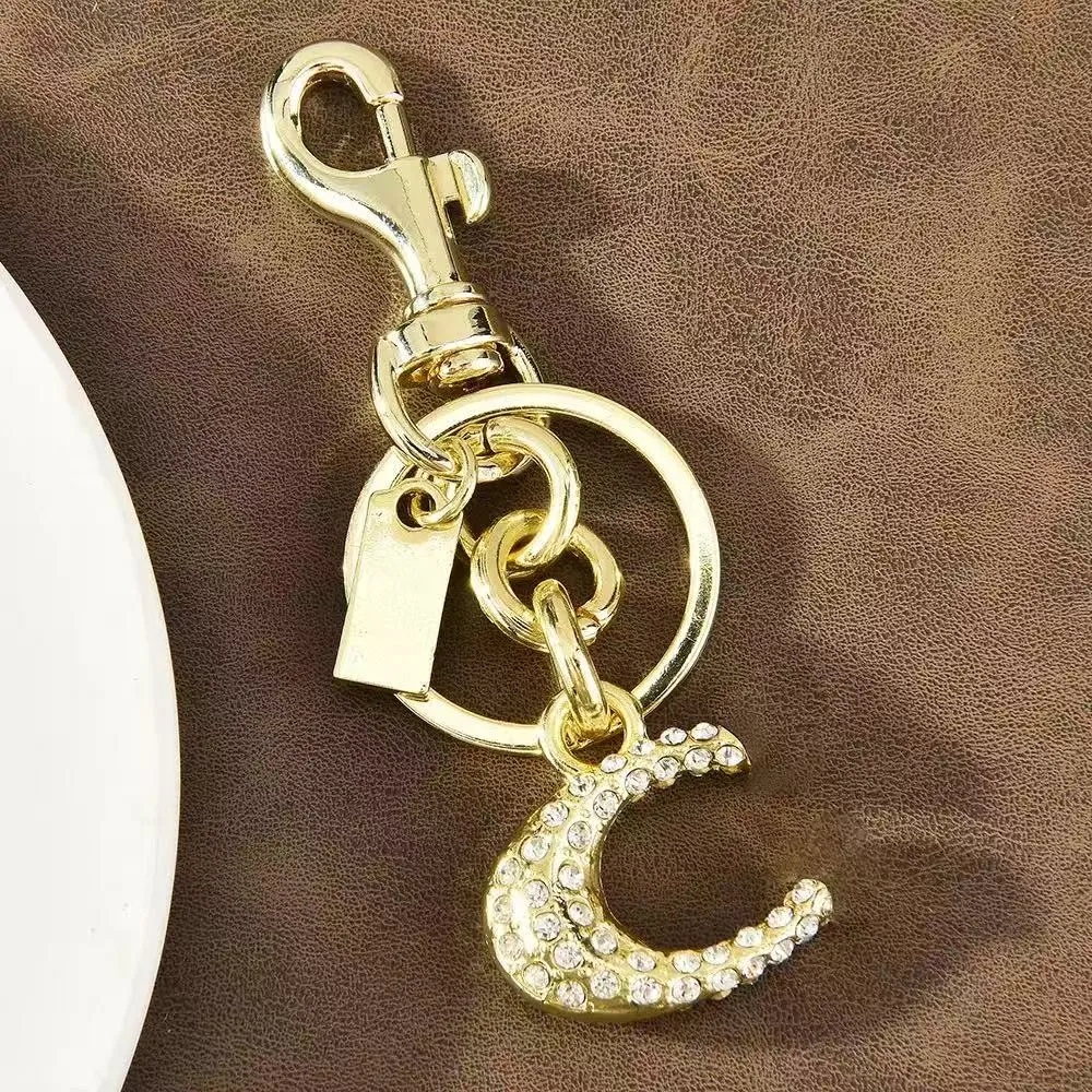 bag Letter Co ch Keychain alloy luxury Keychains Metal Holder Car Keyrings Key Chain Fashion Accessories cherry purse charm