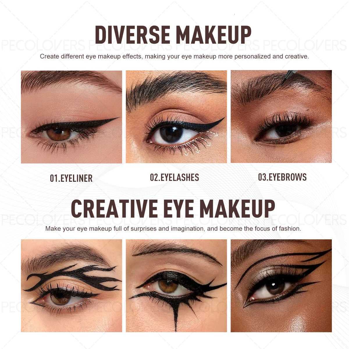 1PC 001mm Ultra-fine Liquid Eyeliner Waterproof and Sweatproof Quick-drying Liquid Eyebrow Pencil Suitable for Daily MakeupT251126