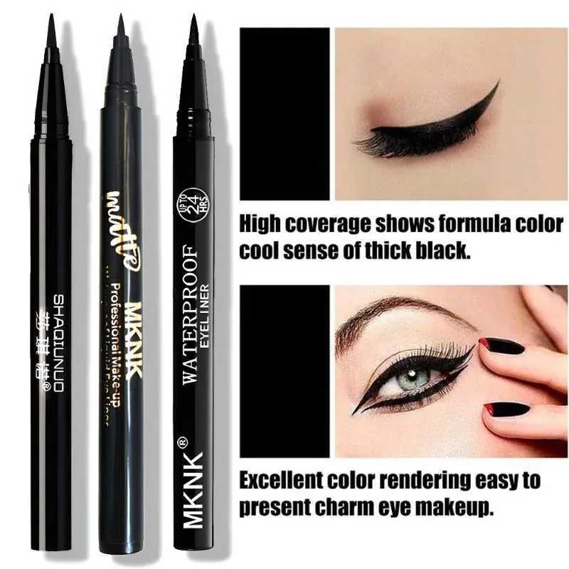 Black Ultra-Fine Tip Liquid Eyeliner Pen Lasting Waterproof Matte Eye Liner Smudge-Proof Quick-Drying Eyeliner Pencils MakeupT251126