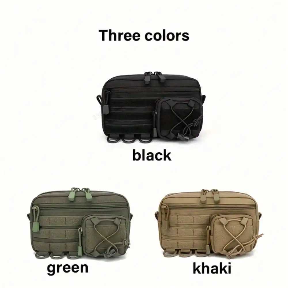 EDC Tactical Waist Bag Outdoor Sports MOLLE Waist Pack Durable Portable Multi Pocket Hunting Bags Mens Waist BagT251126