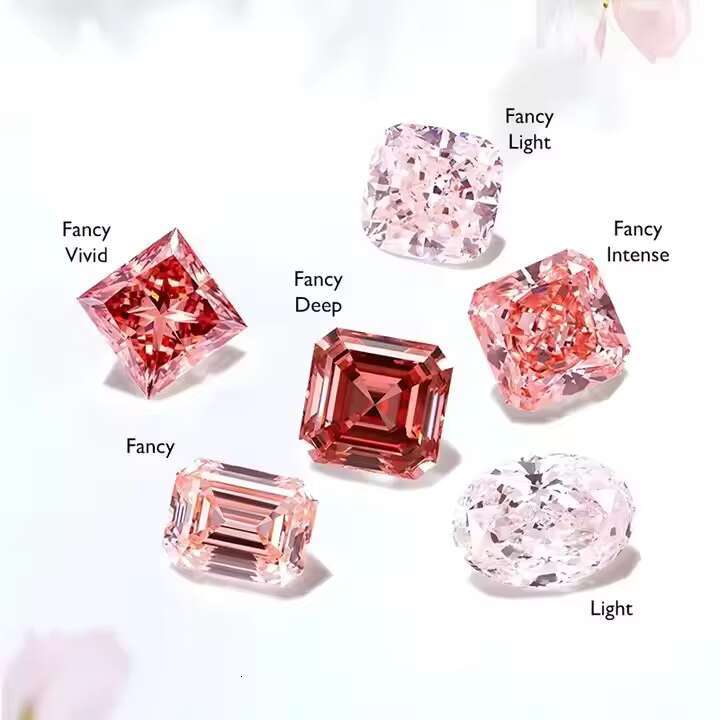 Best Price Round Oval Radiant Lab Created Diamond IGI Certified Loose Diamond Fancy Pink Fancy Intense Pink Lab Grown Diamond