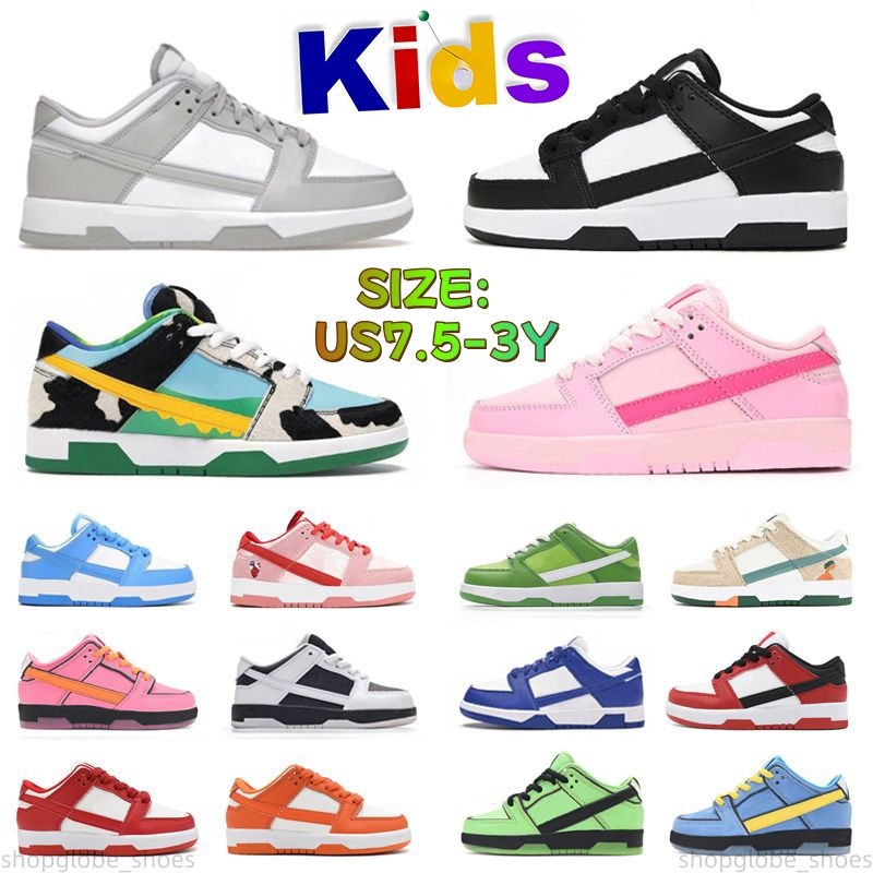 Designer Kids Shoes For Boy Girl Toddler Black White Panda children Orange Dairy Cow Baby Skateboard Brazil Athletic Outdoor Sports Trainers sneakers shoes 24-35