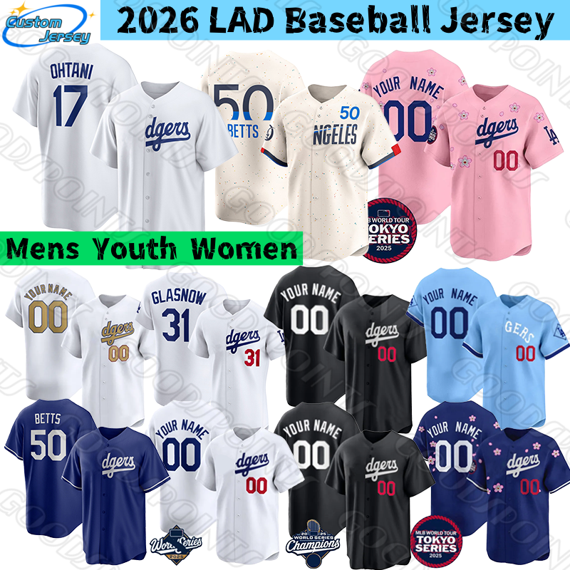 #17 Shohei Ohtani Jersey la Los Angelescity dodgers Jersey Freddie Freemann Yoshinobu Yamamoto Jersey Mookie Bettss Will Smith Blake Snell Glasnow Baseball Jerseys