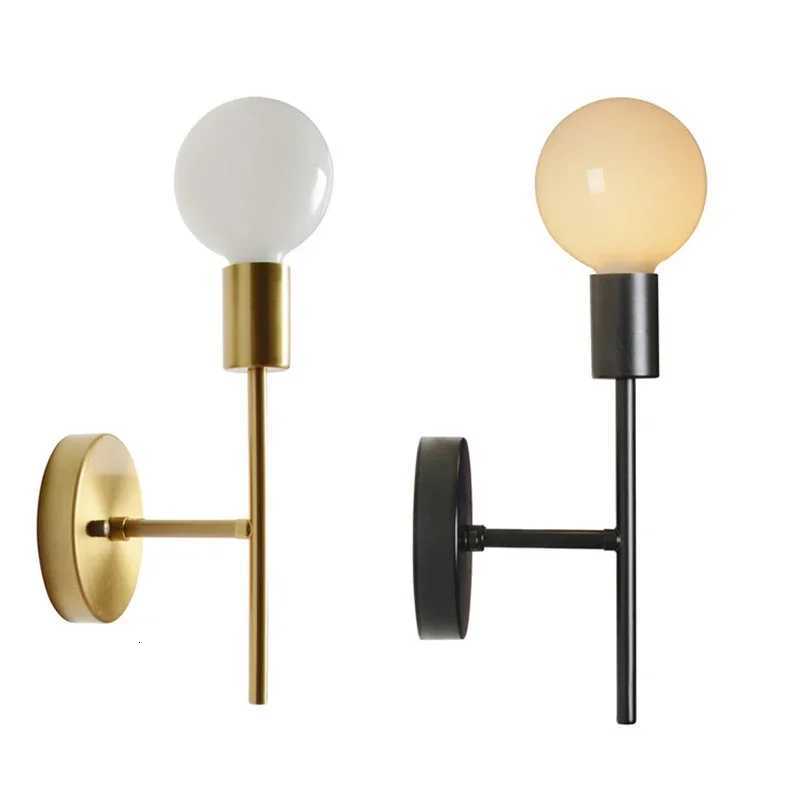 Modern minimalist wall lamp E27 4W Personality Aisle Bedroom Bedside Led lights American industrial style wall light M251126