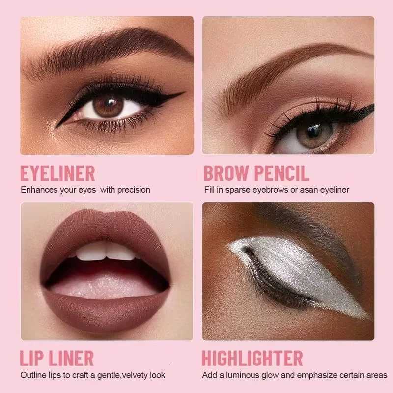 4 - in - 1 Silky Eye Shadow Eyeliner Pen Durable Easy To Apply Waterproof And Sweat Resistant Eye CosmeticsT251126