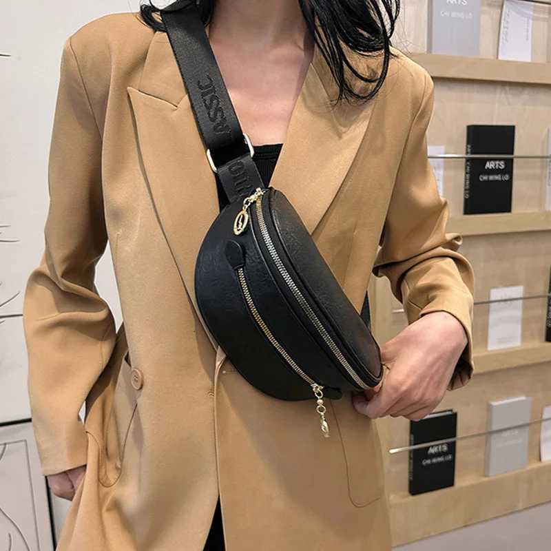 Casual Waist Bag Fashion Lady Fanny Pack and Phone Packs Soft Leather Belt Bags Woman Travel Shoulder Crossbody Chest Bag PurseT251126