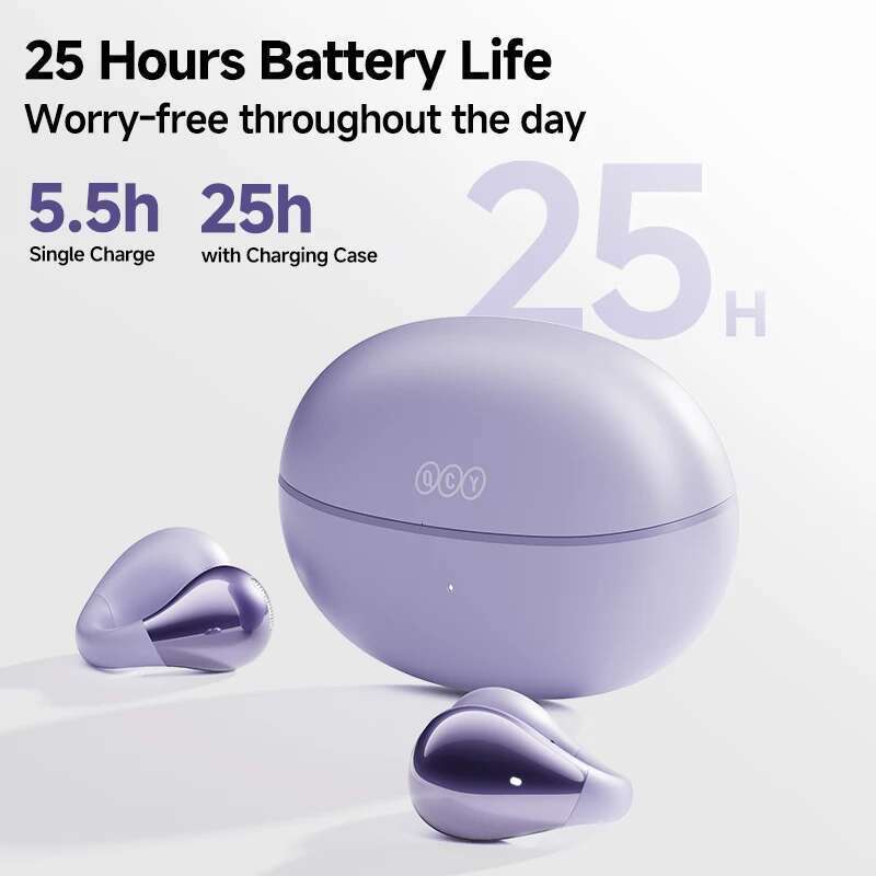 QCY Crossky C30 Clip Earphones Bluetooth 5.4 Wireless Open Ear Sports TWS Earbuds Dual-Connection Headphones